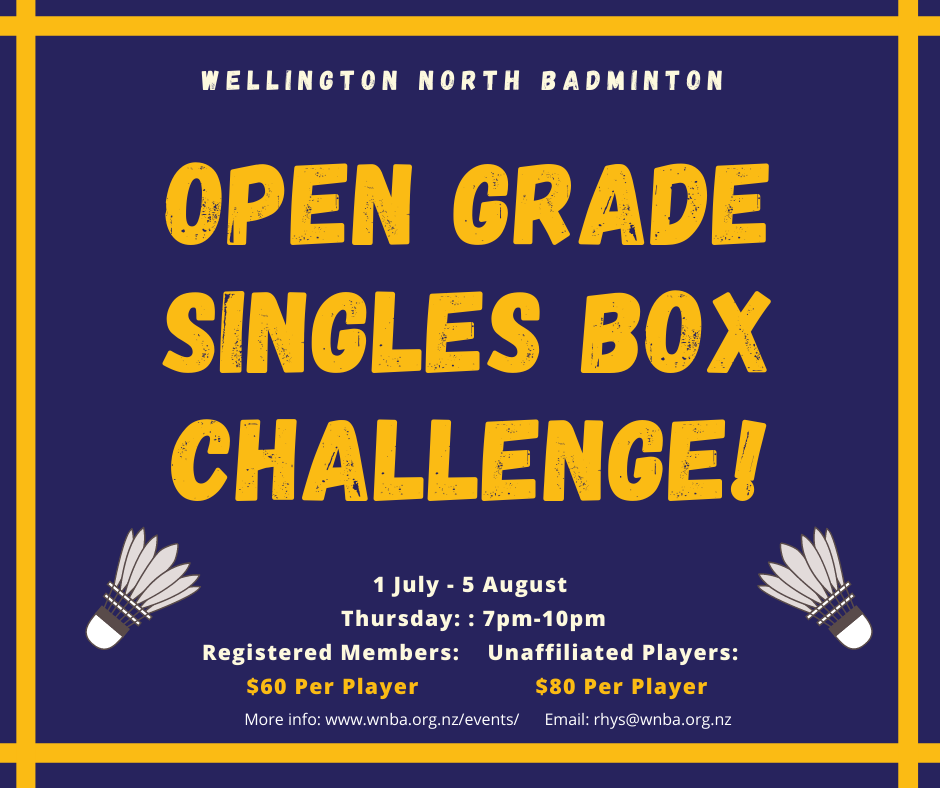 Open Grade Singles Box Challenge