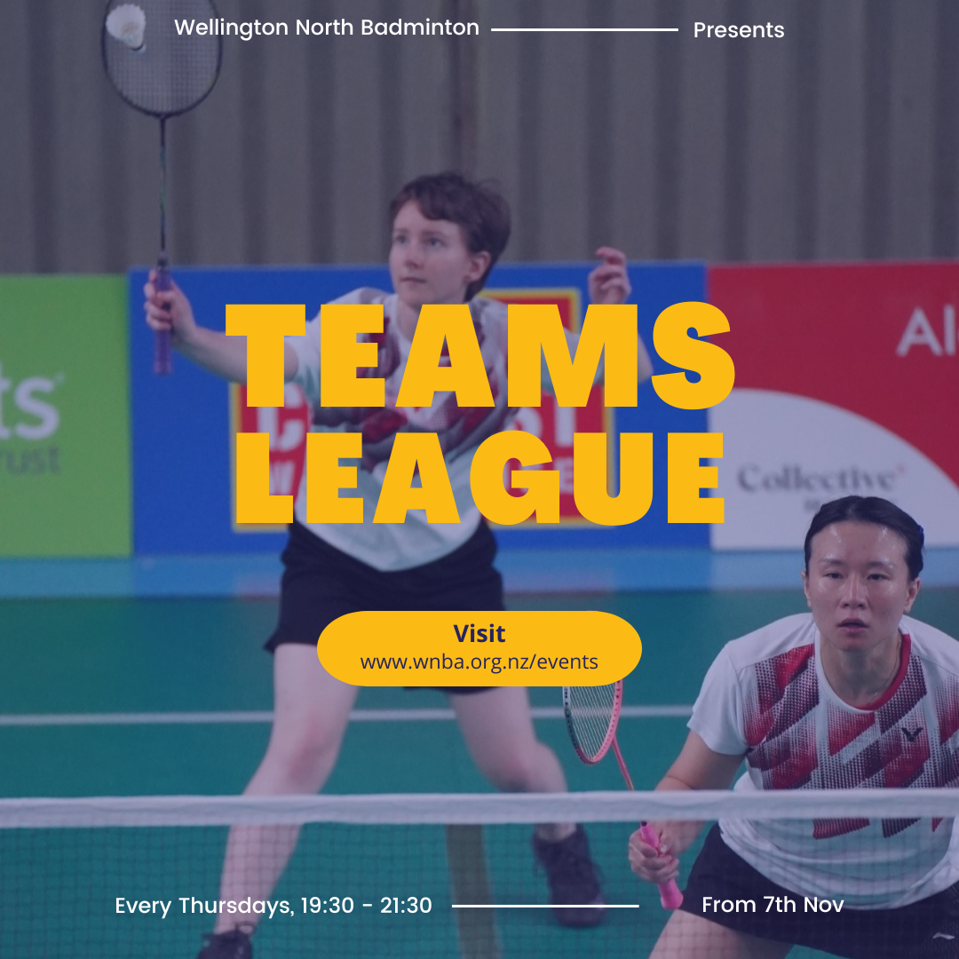 Mixed Teams League - Starting Nov 7th - Dec 12th